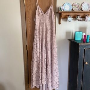 NWT- BHLDN Charlotte V-Neck Lace Dress